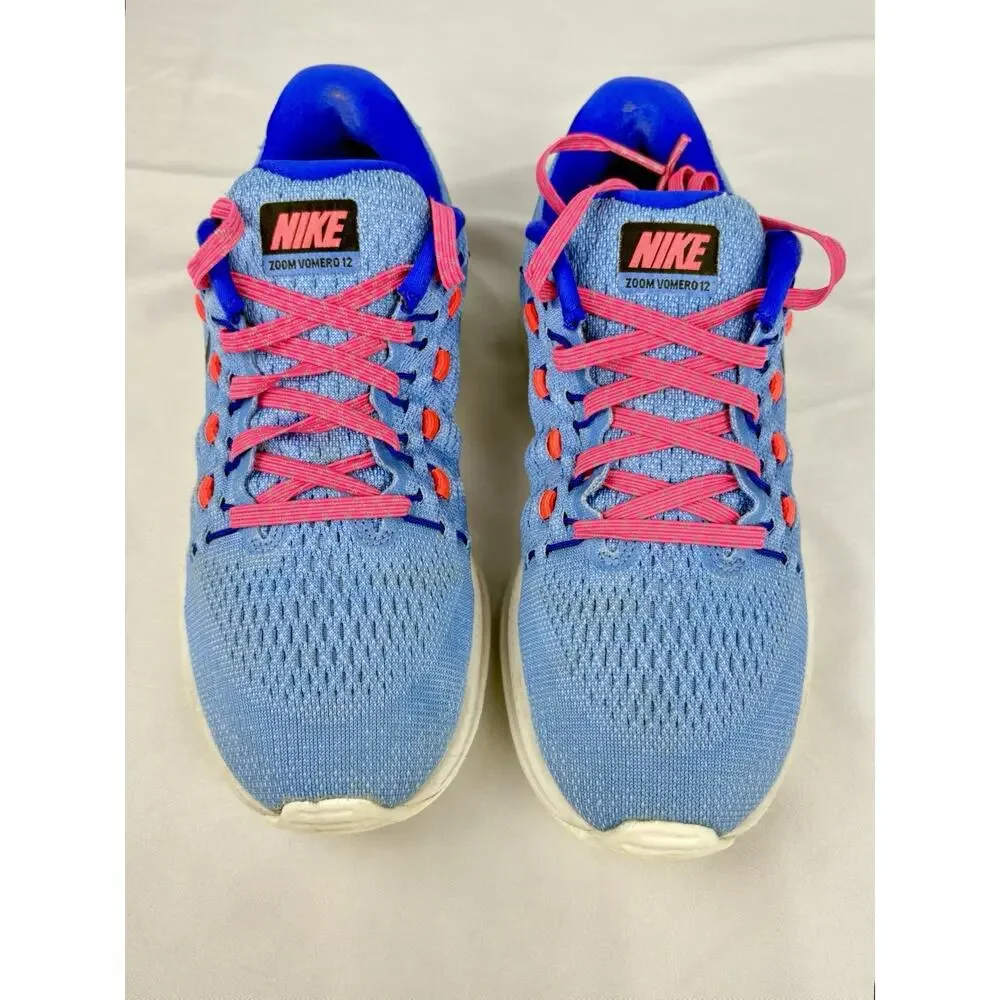 Nike Air Zoom Pegasus 33 Running Sneakers Women US 7.5 Blue Pink 863766-400
